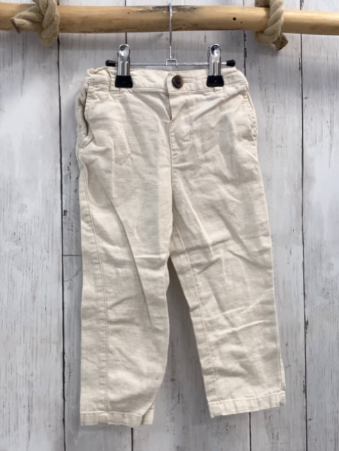 Mango Hose  Gr. 92  beige Bund verstellbar 