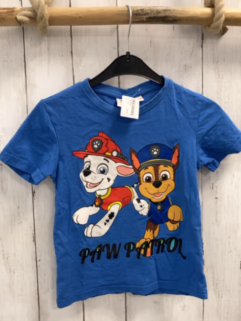   T-Shirt  Gr. 110  blau Paw Patrol 