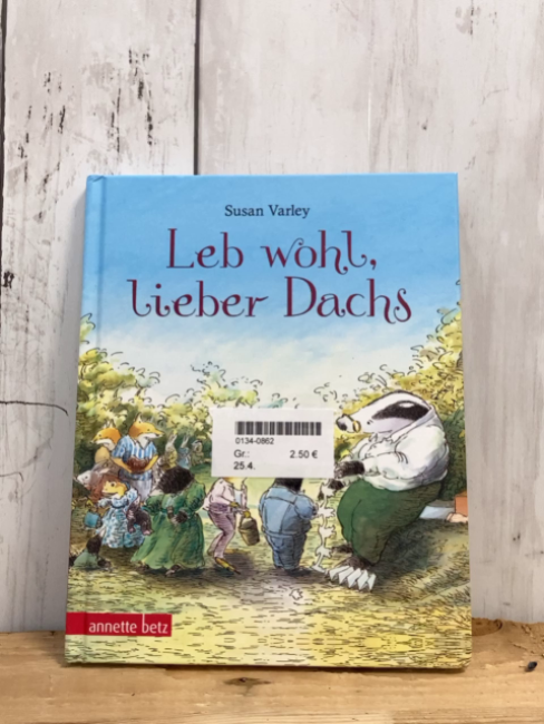   Buch Leb wohl, lieber Dachs