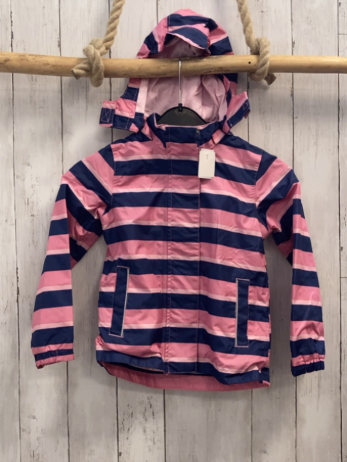  Regenjacke Gr. 110  blau pink rosa 