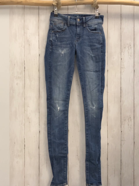 G-Star  Hose  Gr. 27/34  blau Jeans used Look