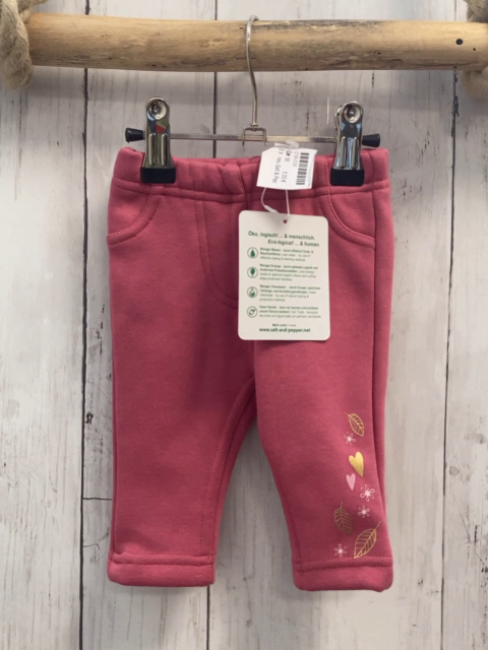 neu Salt & Pepper  Leggings  Gr. 56  koralle goldene Blüten + Blätter 