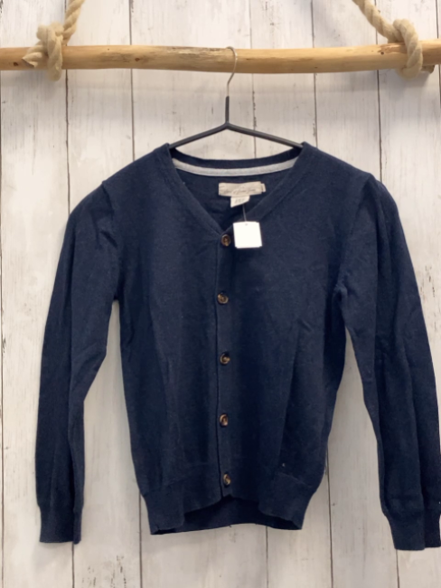 H&M  Strickjacke  Gr. 134  blau 