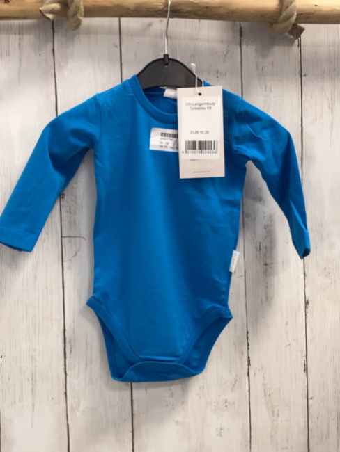 neu Babauba  Body  Gr. 68  blau lang NP 15 € 