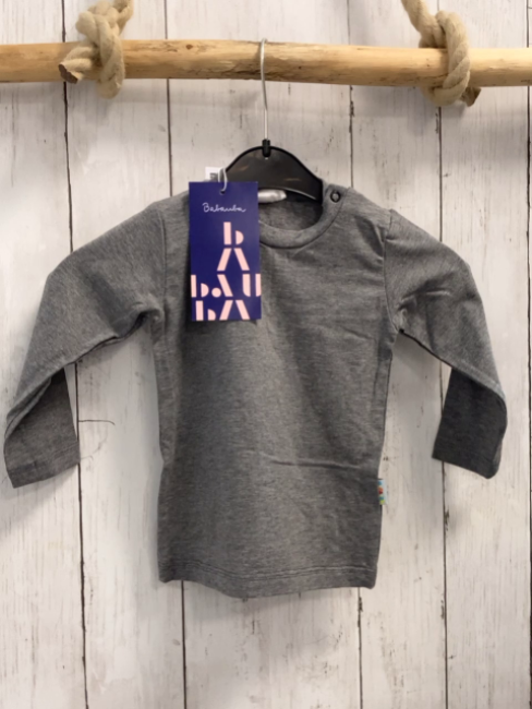 neu Babauba  Langarmshirt  Gr. 80  grau NP 17 € 