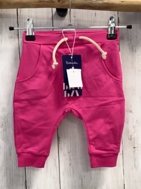 neu Babauba  Jogginghose  Gr. 68  pink beige Kordel NP 10 € 