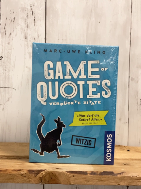 neu  Spiel Game of Qotes Verrückte Zitate 