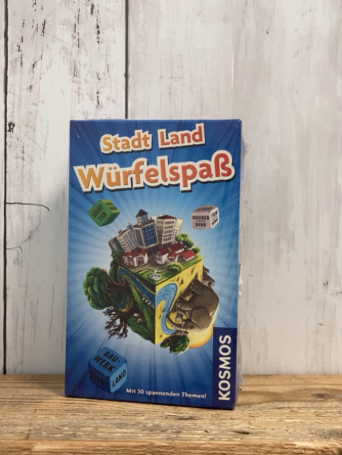 neu Kosmos Spiel Stadt Land Würfelspaß