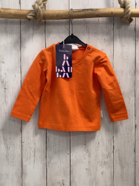 neu Babauba Langarmshirt Gr. 80  orange