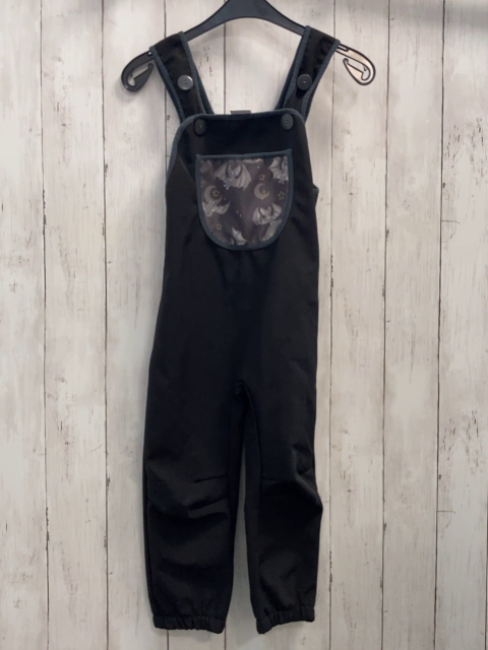 Babauba Softshelllatzhose Gr. 110  schwarz grauer Bund Fledermäuse