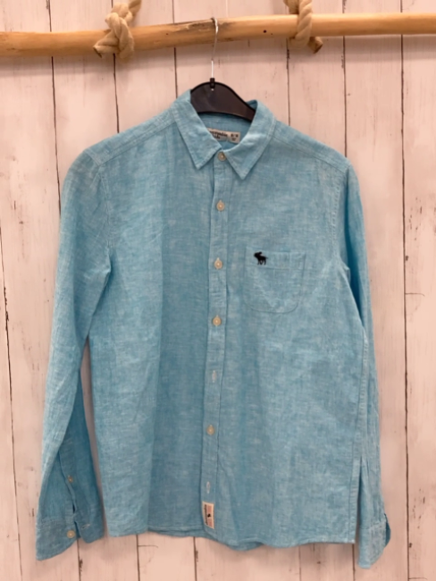 Abercrombie  Hemd  Gr. 158/164  hellblau 
