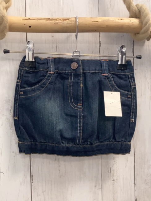 neu Kiabi Rock Gr. 80  blau Jeans 