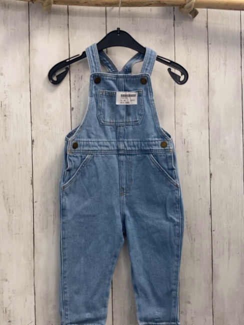 H&M Latzhose  Gr. 86  hellblau Jeans 