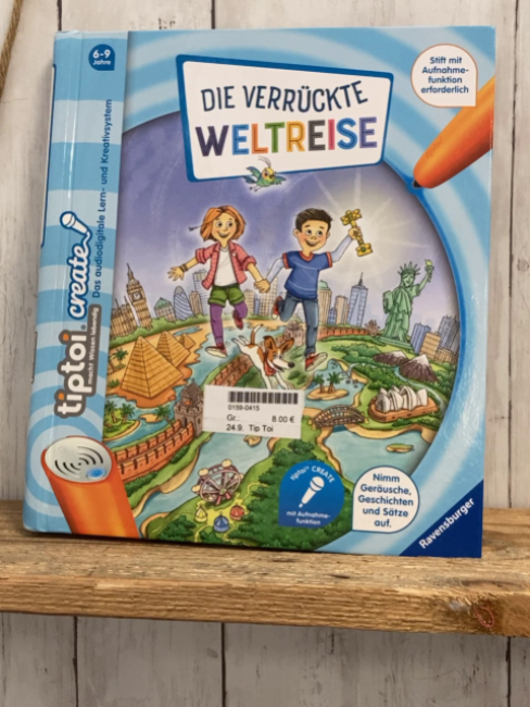 Tip Toi  Pappbuch Die verrückte Weltreise