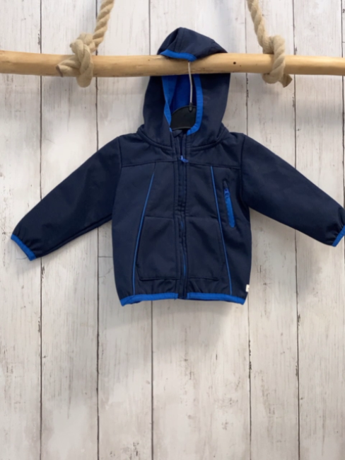 Tom Tailor  Softshelljacke  Gr. 68  dunkelblau blauer Bund 