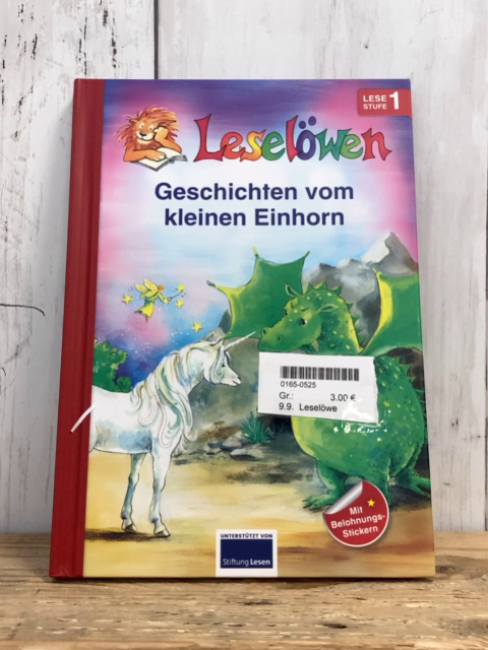 Leselöwe  Buch Geschichten vom kleinen Einhorn 