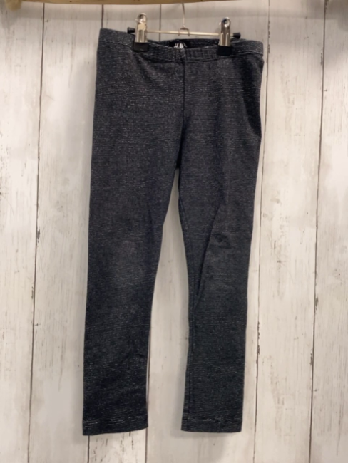 H&M  Leggings  Gr. 116  schwarz silber Glitzerstreifen