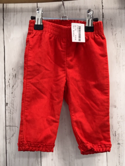 Benetton  Hose  Gr. 62  rot Kord