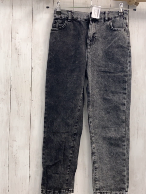 De Facto  Hose  Gr. 134  grau Jeans Bund verstellbar 