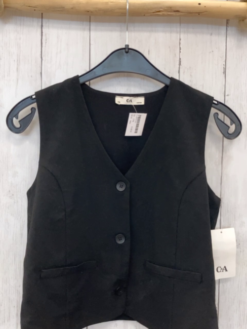 neu  Weste  Gr. 176  schwarz 