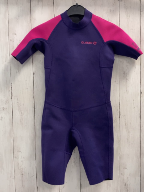 Decathlon  Neoprenoverall  Gr. 122  lila pink 