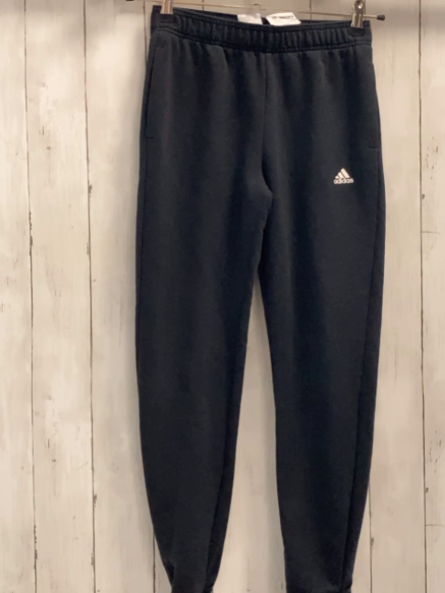 Adidas  Jogginghose  Gr. 152  schwarz weiße Schrift + weißes Label 