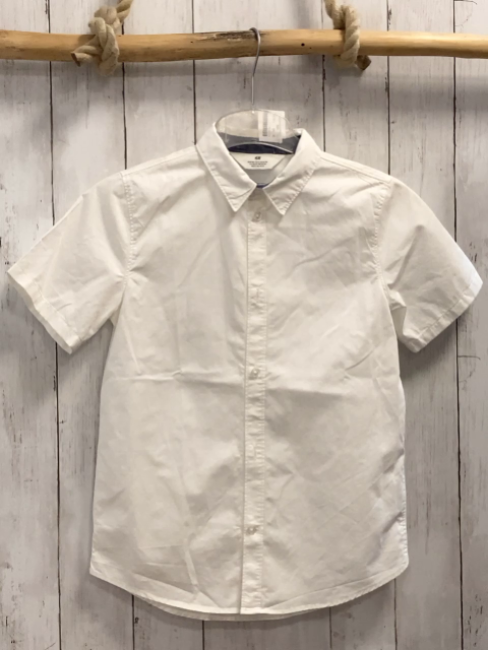 H&M  Sommerhemd  Gr. 146  weiß 
