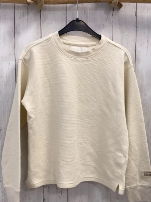 Zara  Pullover  Gr. 140  creme Rippen 