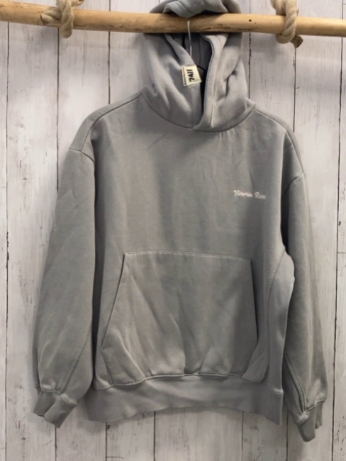Zara  Pullover  Gr. 152  hellgrau Kapuze 
