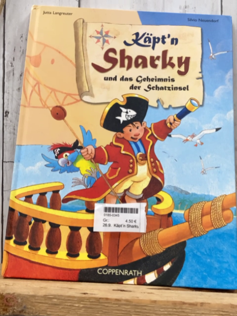 Käpt´n Sharky Buch und das geheimnis der Schatzinsel