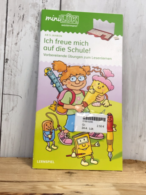 Lük  Minilük  Heft Ich freue mich auf die Schule 