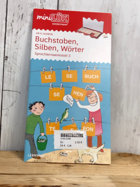 Lük  Minilük  Buchstaben, Silben, Wörter 