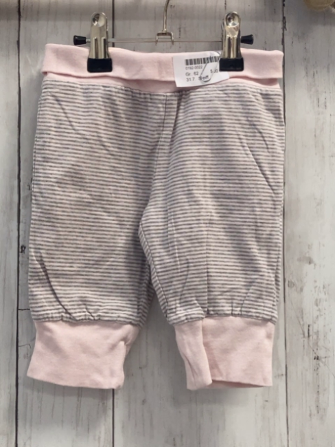 Steiff  Jogginghose  Gr. 62  rosa graue Streifen rosa Bund 