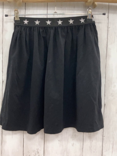 Tom Tailor Rock Gr. 152  schwarz silber Sterne am Bund