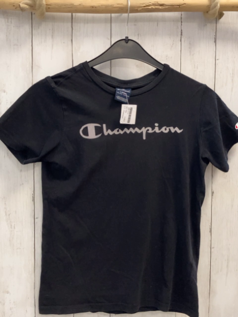 Champion  T-Shirt  Gr. 152  schwarz Schrift 