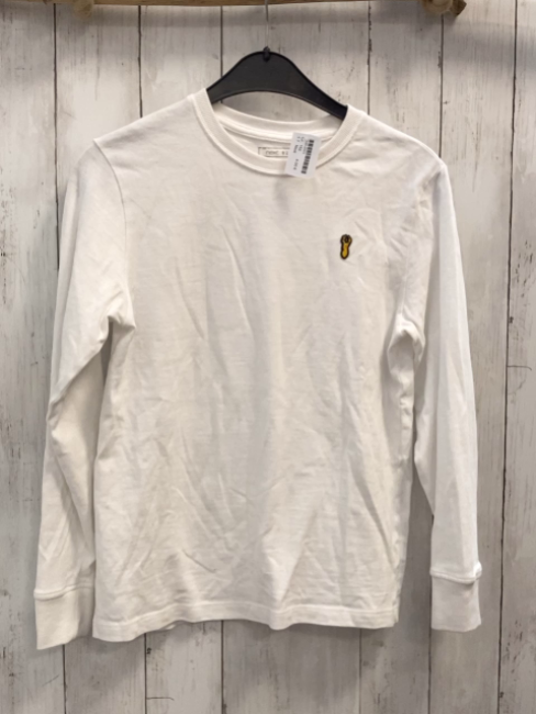 Next  Langarmshirt  Gr. 152  weiß 