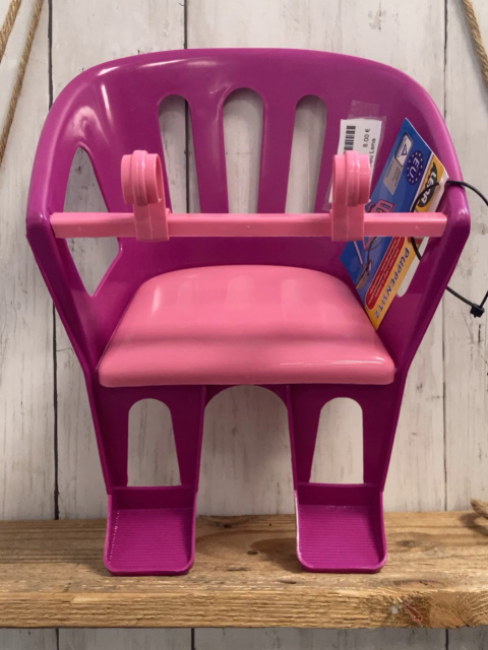 neu Lena Plastikspielzeug pink Puppenfahrradsitz NP 12,99€