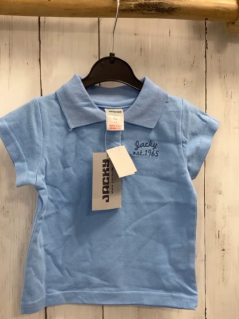 neu Jacky T-Shirt Gr. 74  blau Polokragen
