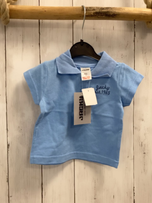 Jacky neu T-Shirt Gr. 62  blau Polokragen