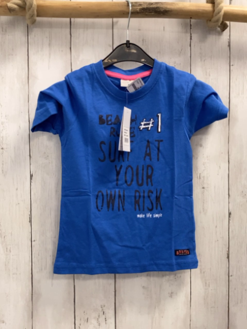 blue seven neu T-Shirt Gr. 98  blau schwarze Schrift