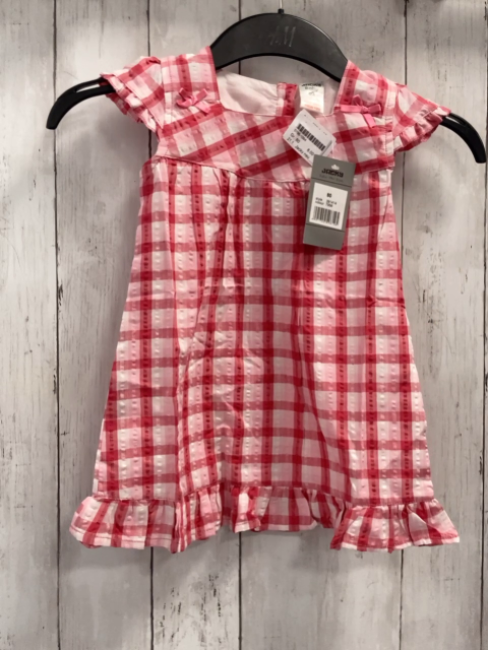 Jacky neu Kleid Gr. 80  pink rosa weiß kariert