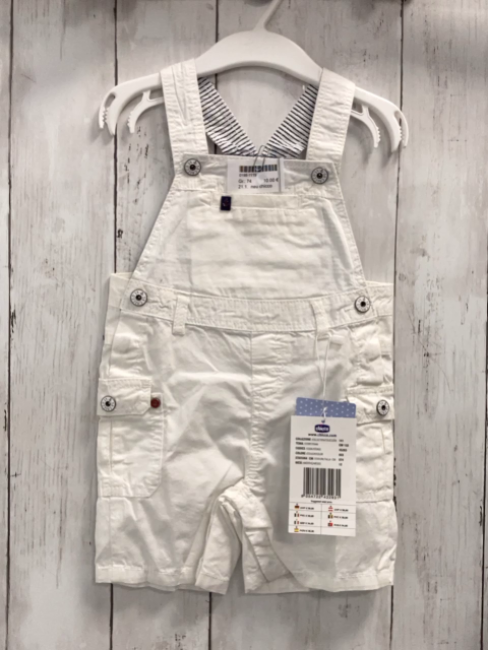 neu chicco Latzshorts Gr. 74  weiß NP 39,90 €