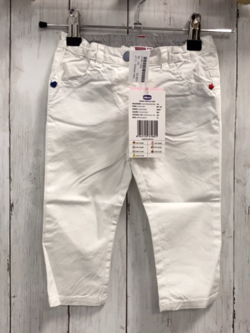 Chicco neu Hose Gr. 74  weiß Bund verstellbar NP 32,90 €