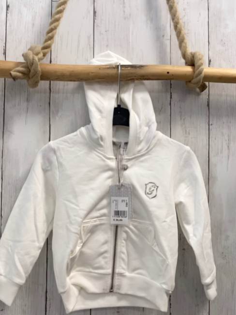 Gymp neu Sweatjacke Gr. 92  weiß Steinchen Glitzer NP 35,95 €