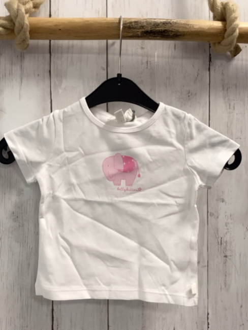 Bellybutton neu T-Shirt Gr. 74  weiß rosa Elefant