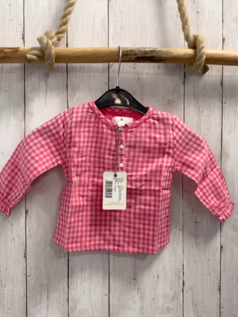 Bellybutton neu Bluse Gr. 74  pink weiß kariert