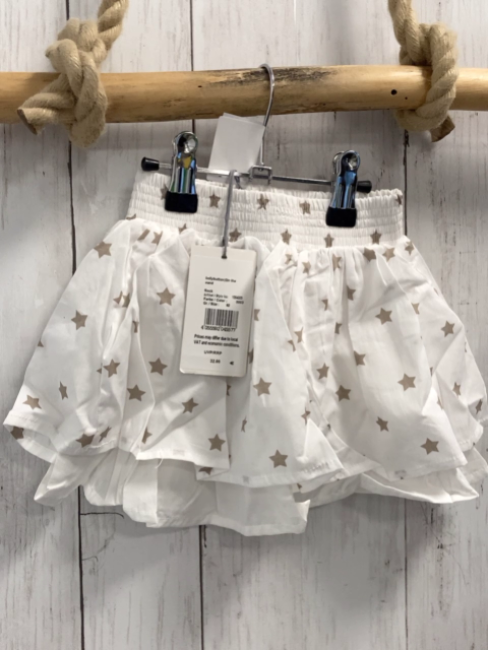 Bellybutton neu Rock Gr. 92  weiß beige Sterne NP 32,95€