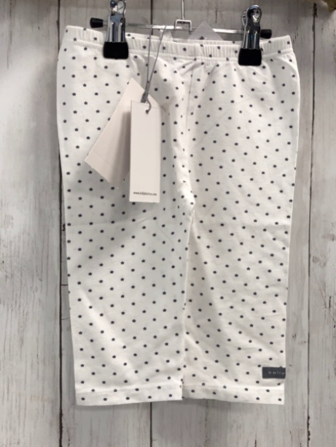bellybutton neu Caprileggings Gr. 92  weiß graue Sterne NP 15,95€