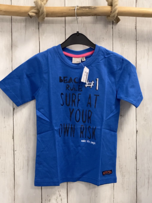 blue seven neu T-Shirt Gr. 104  blau schwarze Schrift