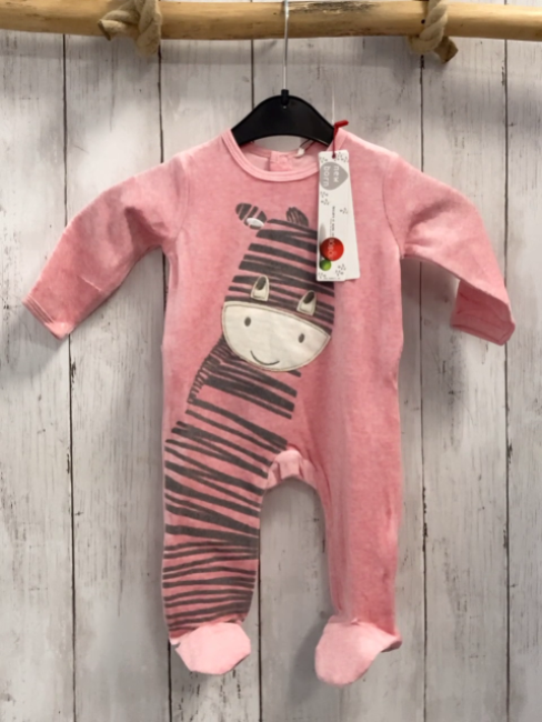 Boboli neu Strampler Gr. 62  pink Nicky Zebra
